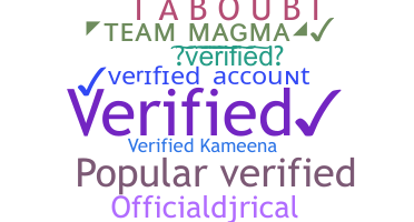 Takma ad - Verified