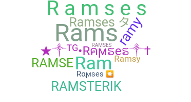 Takma ad - Ramses
