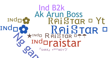 Takma ad - Indraistar