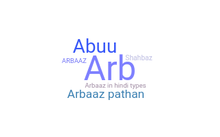 Takma ad - Arbaaz