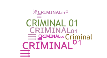 Takma ad - Criminal01