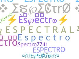 Takma ad - Espectro