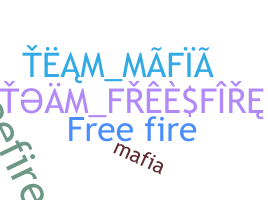 Takma ad - TeamFreeFire