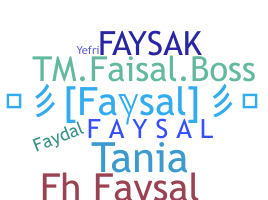 Takma ad - Faysal