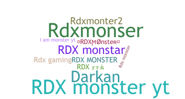 Takma ad - RDXmonster