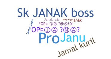 Takma ad - Janak