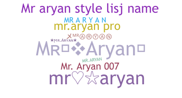 Takma ad - MrAryan
