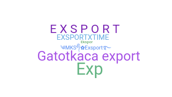 Takma ad - export