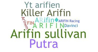 Takma ad - Arifin
