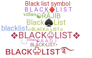 Takma ad - blacklist
