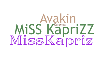 Takma ad - misskaprizz