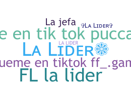 Takma ad - Lalider