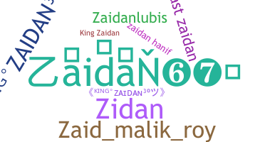 Takma ad - Zaidan