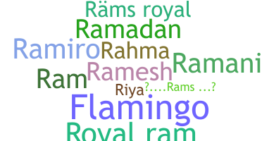Takma ad - Rams