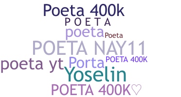 Takma ad - Poetas