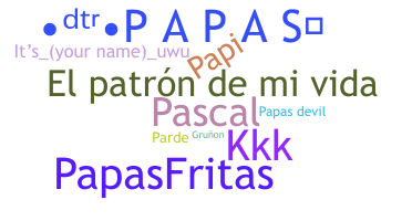 Takma ad - Papas