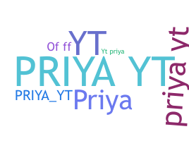 Takma ad - PriyaYT