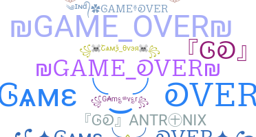 Takma ad - GameOver