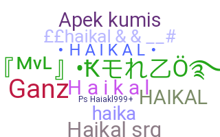 Takma ad - Haikal