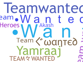 Takma ad - TeamWanted