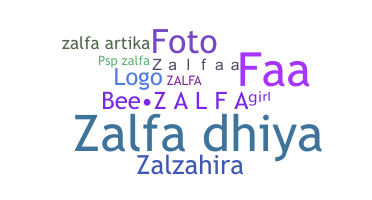 Takma ad - Zalfa