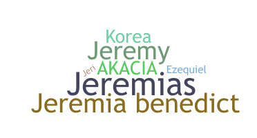 Takma ad - Jeremia