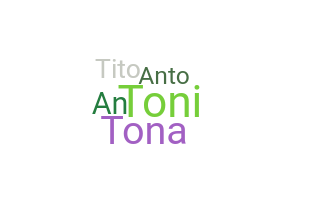 Takma ad - Antonieta