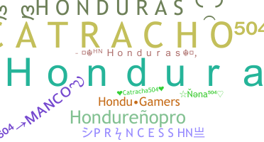 Takma ad - Honduras