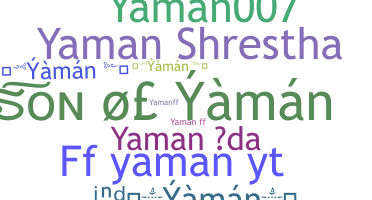 Takma ad - Yaman
