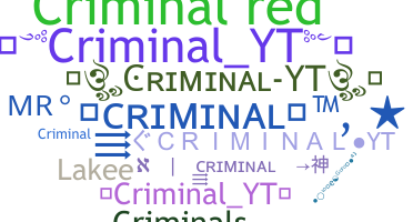 Takma ad - CriminalYT