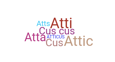 Takma ad - Atticus