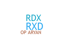 Takma ad - RDxAryan