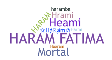 Takma ad - Haram