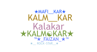 Takma ad - Kalmkar