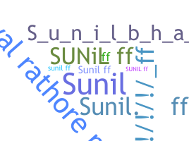 Takma ad - Sunilff