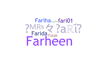 Takma ad - Fari