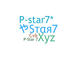 Takma ad - PStar7