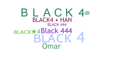 Takma ad - BLACK4