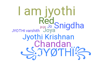 Takma ad - Jyothi