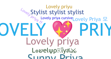 Takma ad - Lovelypriya