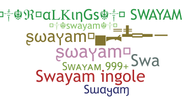 Takma ad - Swayam