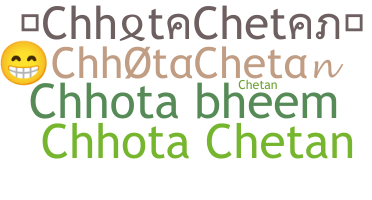 Takma ad - ChhotaChetan