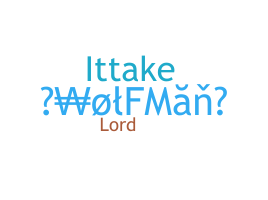 Takma ad - Wolfman