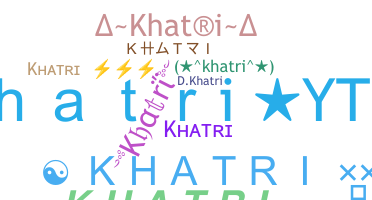 Takma ad - Khatri