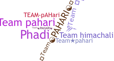 Takma ad - TEAMPAHARI