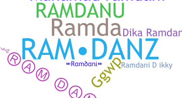 Takma ad - Ramdani