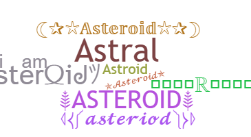 Takma ad - Asteroid