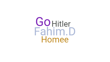 Takma ad - FD