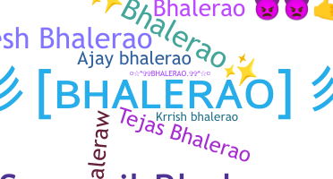 Takma ad - Bhalerao