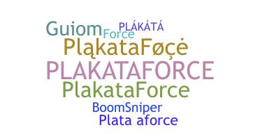 Takma ad - Plakataforce